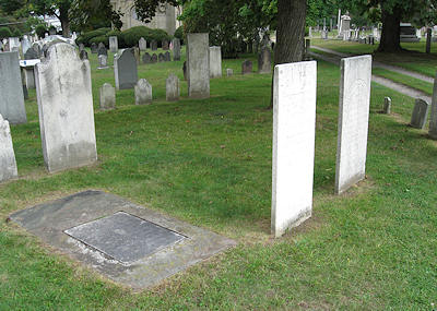 David Brainerd and Jerusha Edwards grave monuments, Jonathan Edwards cenotaph