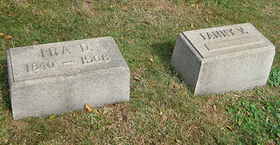 Ira and Fanny grave stones