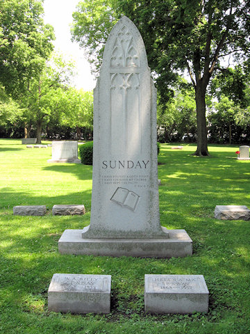 Billy Sunday family monument