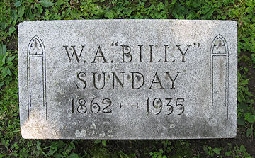 Billy Sunday grave