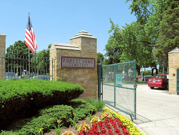 Forest Home Cemetery entrance